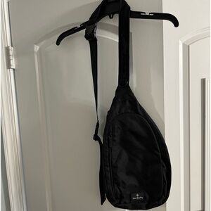 Vera Bradley lighten up essentials sling backpack. BNWT. Black. smoke free